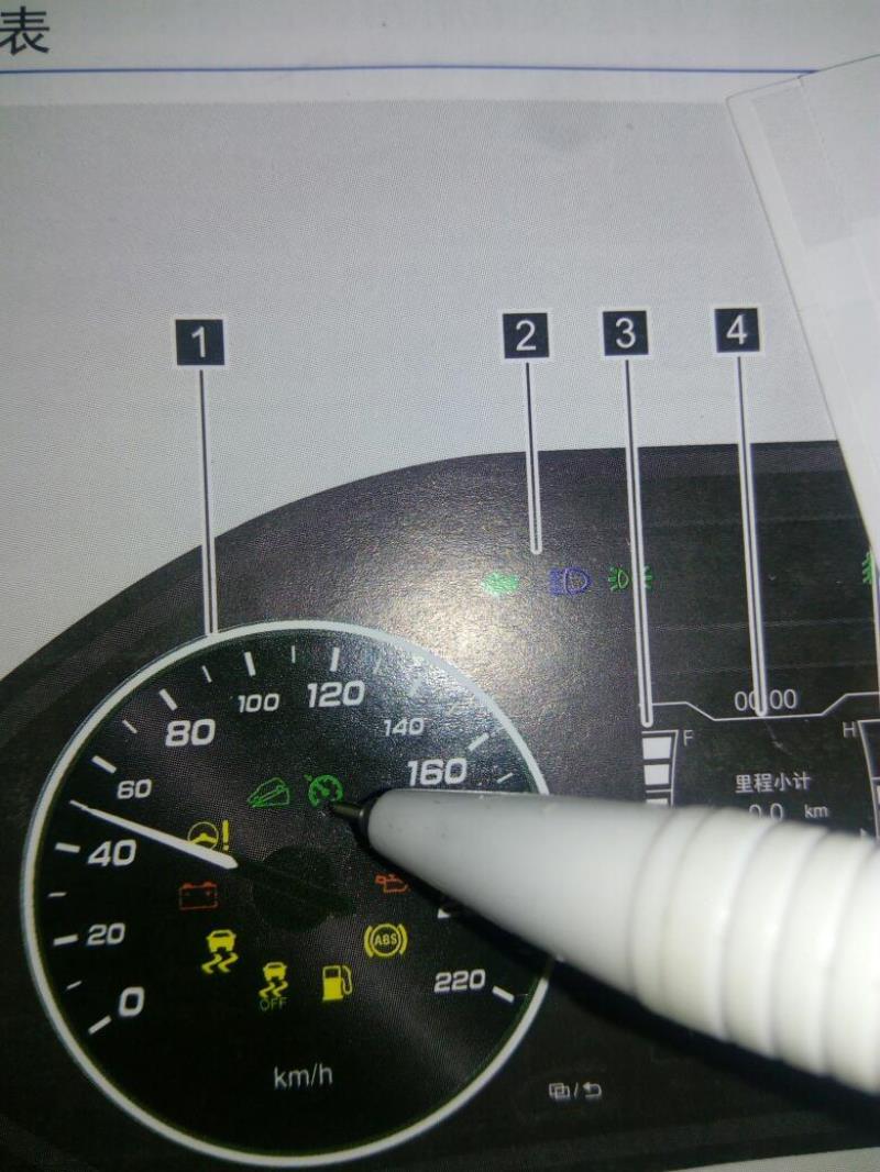 瑞虎5x，车速表上这个指示灯一直亮是怎么回事