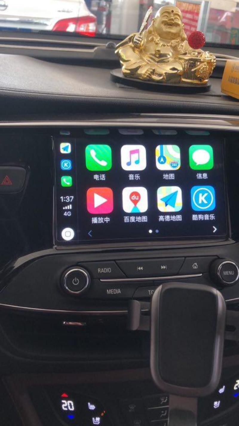 昂科威，手机与车子屏幕同步是怎么弄的