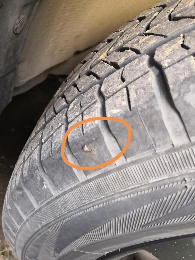长安cs75，轮胎这里扎了个钉子，还有得救吗，怎样才能补的回来，以后能否跑高速
