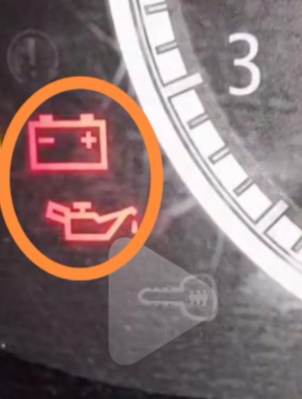 本田思域 这两个指示灯车辆通电的时候显示，启动之后就不显示了，是怎么回事？