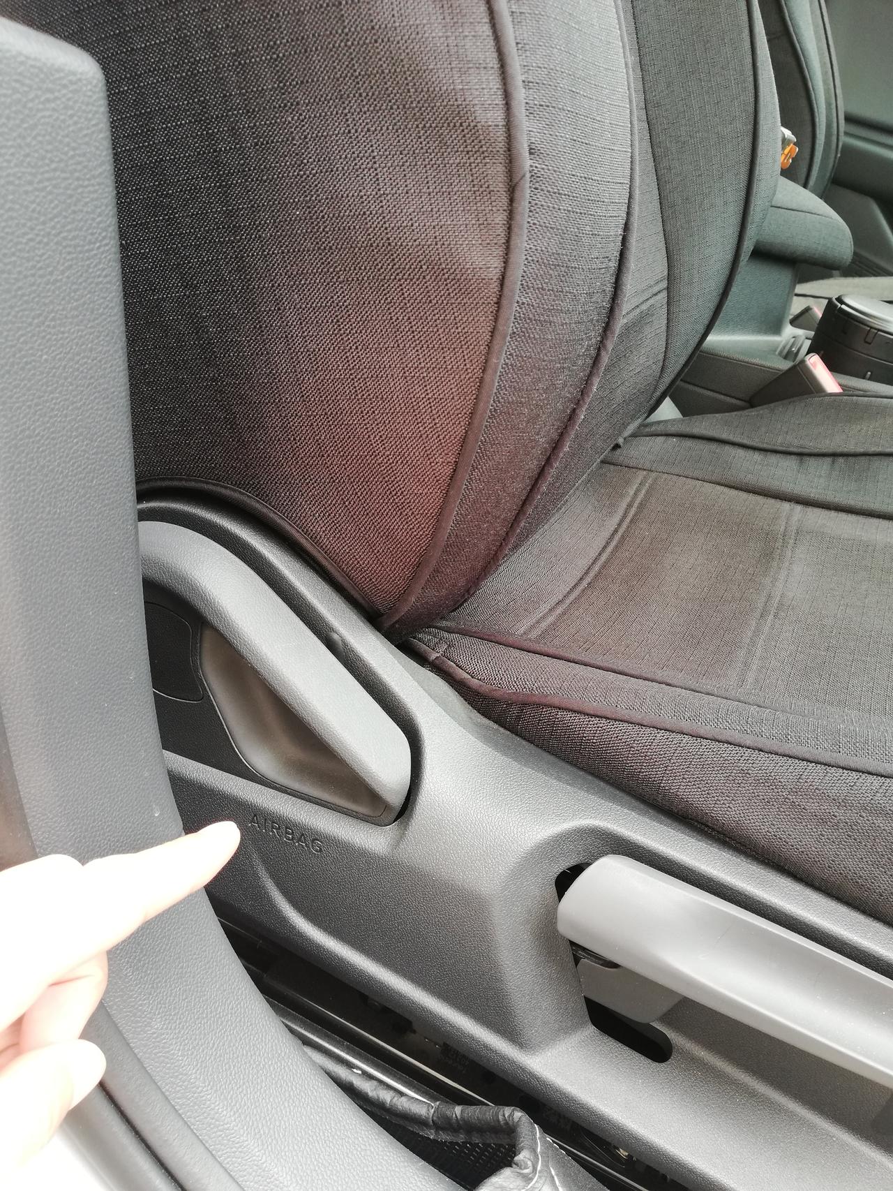 大众速腾 前侧气囊，座椅全包会影响打开么？这个“airbag”标识不在靠背上，个人感觉不影响气囊打开吧？有人知道么