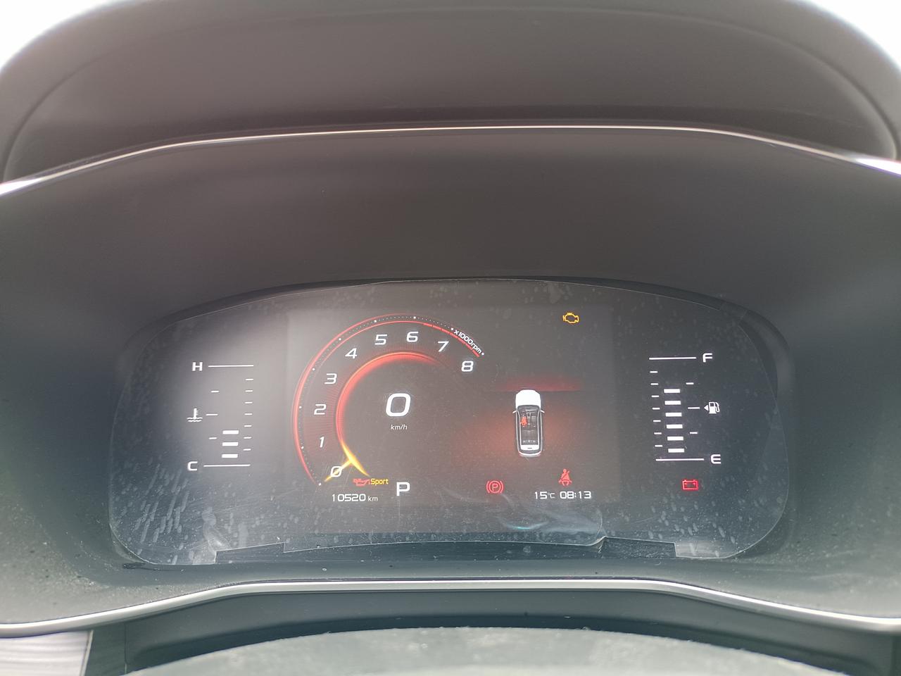 吉利博越 2021年 3月份买的车  1.8T智慧版  开了一万多公里  后雨刮器生锈 仪表显示平均油耗11个