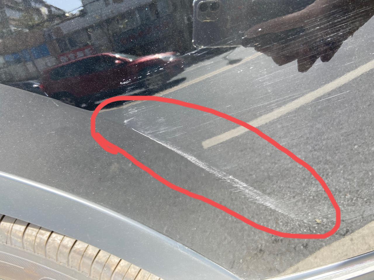 本田CR-V 车子被刮蹭了这两块漆面怎么处理比较划算