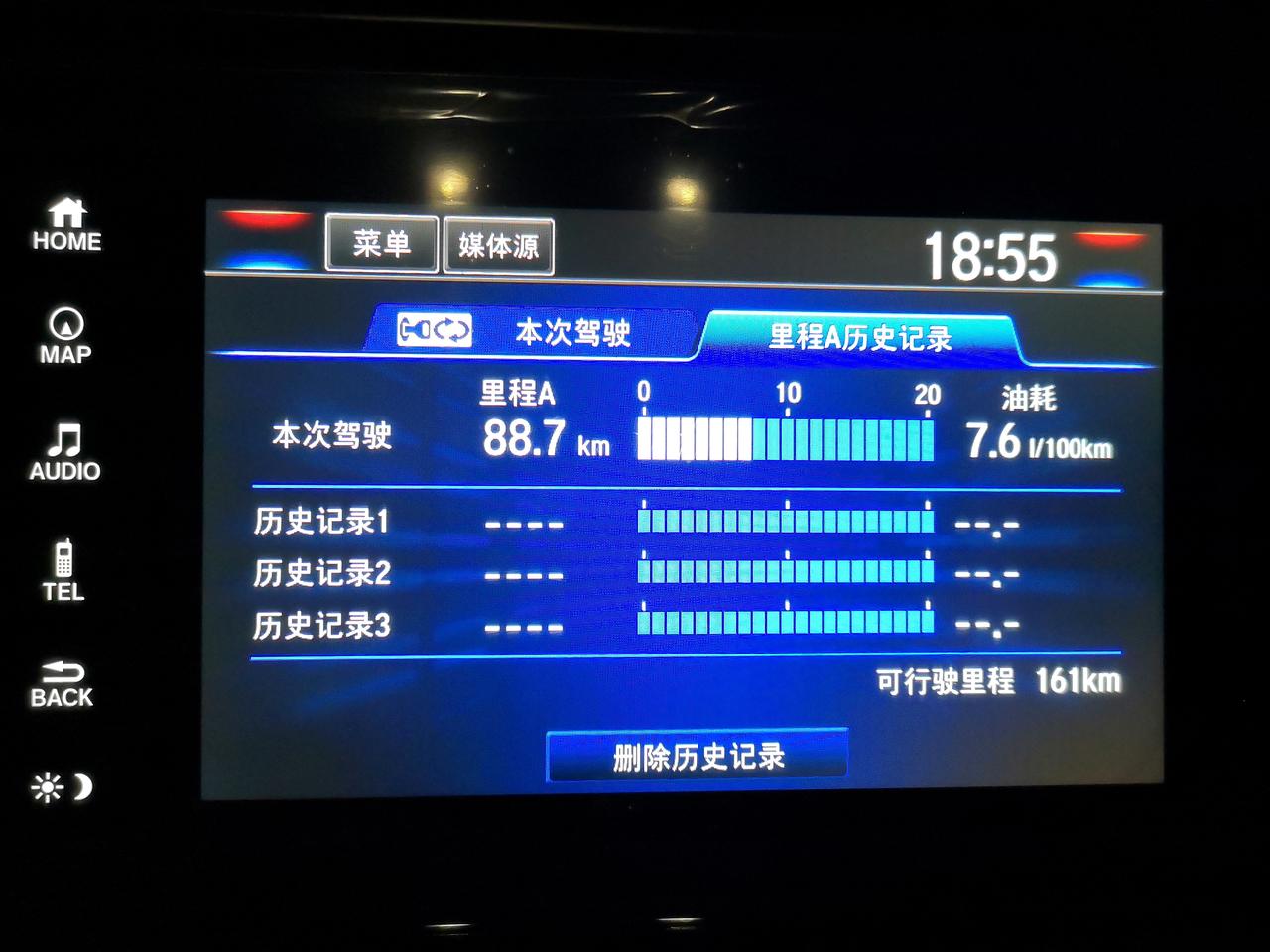 本田CR-V 下CR-V都市版在哪看胎压监测，下图提新车开回家