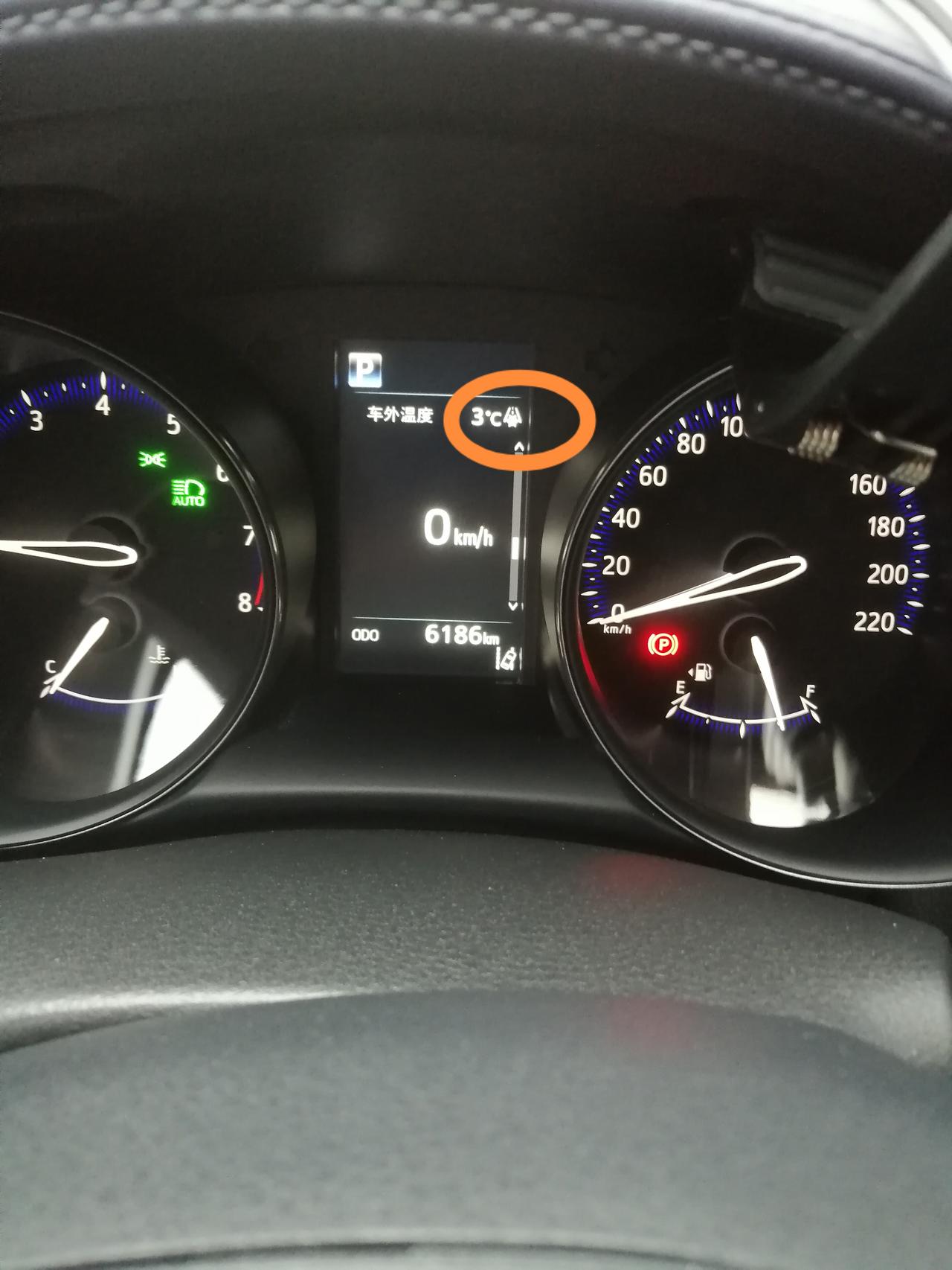 丰田C-HR 广汽丰田C一HR行车屏幕上标记圆⭕️是什么图标？是什么意思？