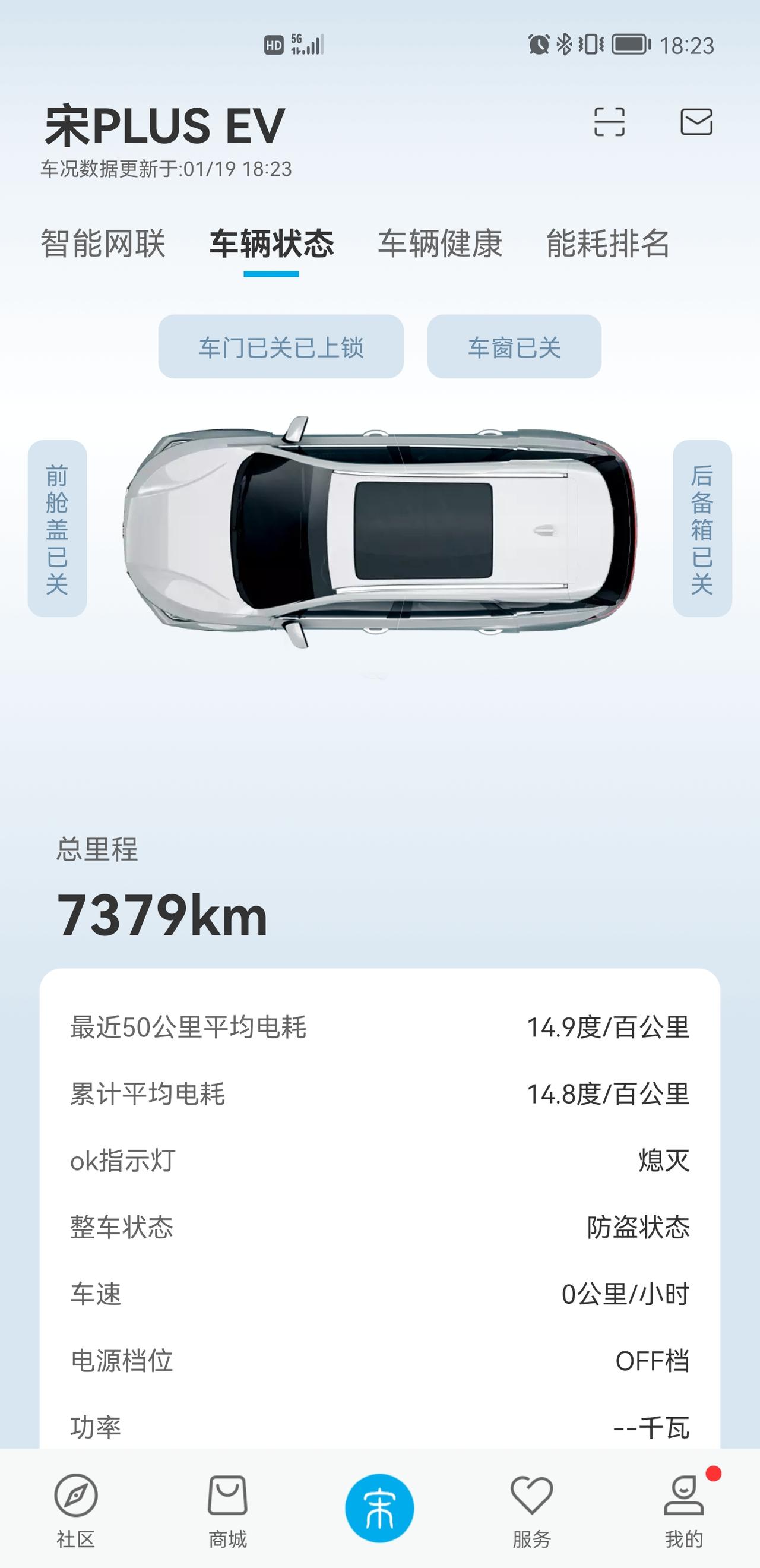 比亚迪宋PLUS EV 2021年6月提车，坐标北京。车辆问题是入冬后早晨冷车启动，倒车时轻踩刹车右后轮附近传出较大声音