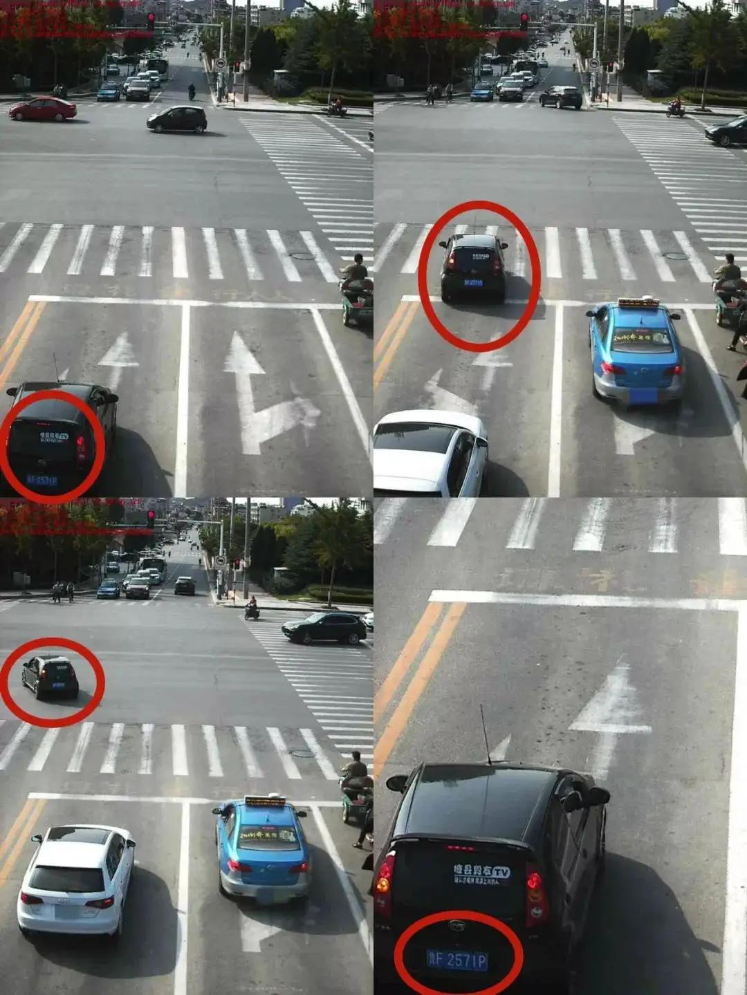 丰田凯美瑞 开车左转闯了红灯，位置跟照片画圈圈一样的，像这种要扣6分吗？谁能专业的回答