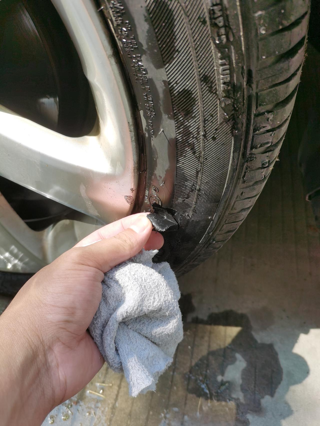 昂科拉主驾使的轮胎烂一点，可需要挽或修？