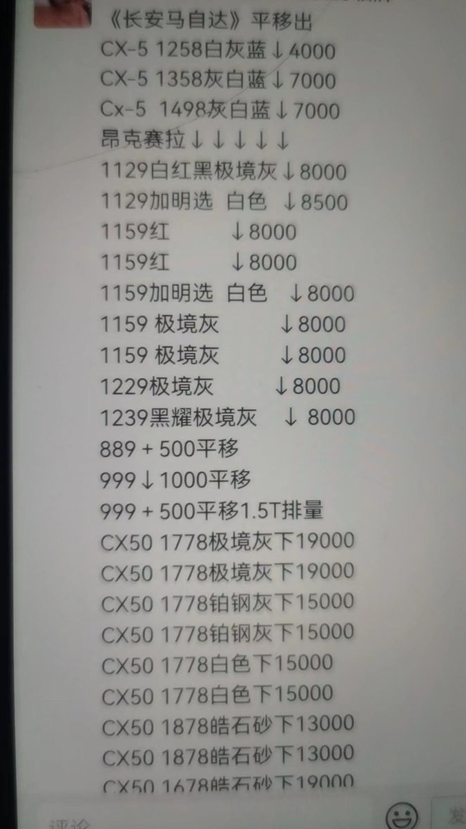 马自达CX-5 最低配优惠4000，能入手不