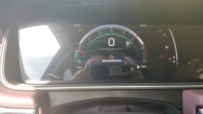 广汽传祺传祺M6 才买一个多月的车仪表显示检查排放系统，要怎么处理，有遇到过的吗