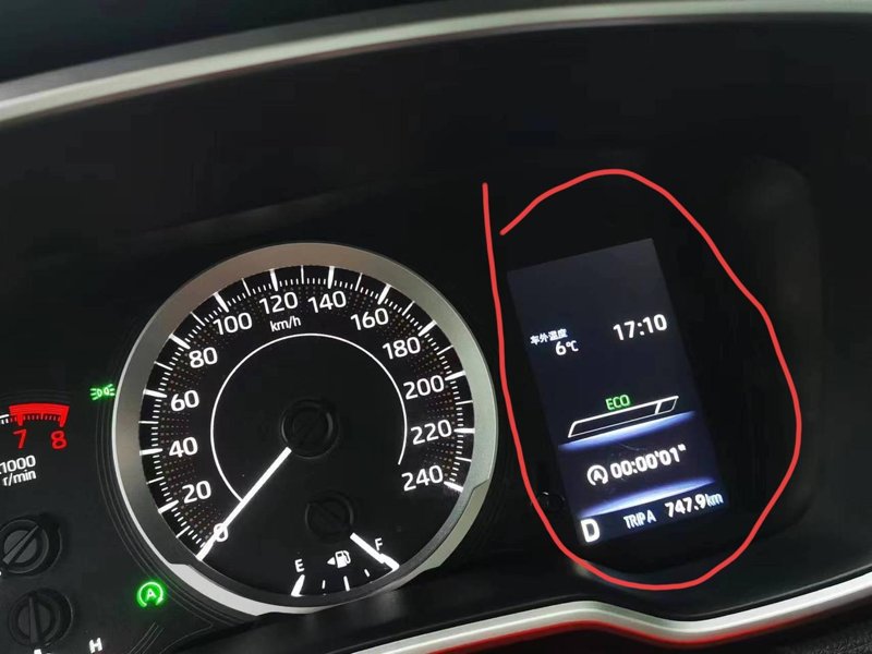 丰田锋兰达 这个界面怎么不能显示车速了呢，谁知道怎么回事吗
