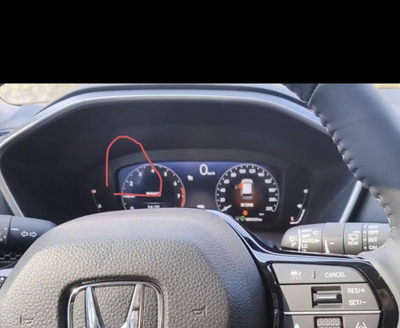 本田CR-V 新款仪表盘开起来转速表上面会出现一个绿条 那个代表什么。大概开起来一定速度，大概转速在1500转