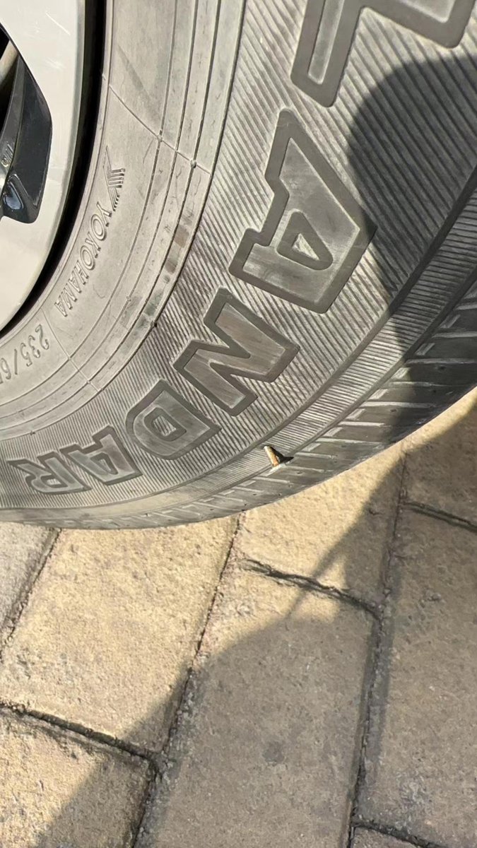 本田CR-V 轮胎这个位置扎了钉，补了之后可以上高速么？