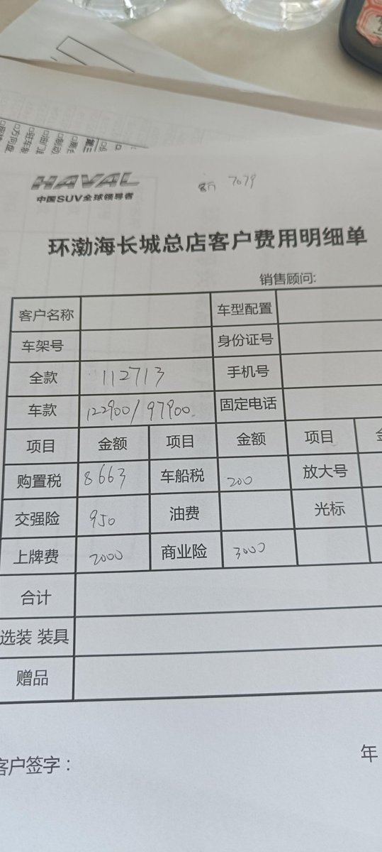 哈弗H6 坐标天津还有很低的吗H6三代Pro 低开发票落地十一万二左右 只送脚垫和模 有低的推荐一下感谢！