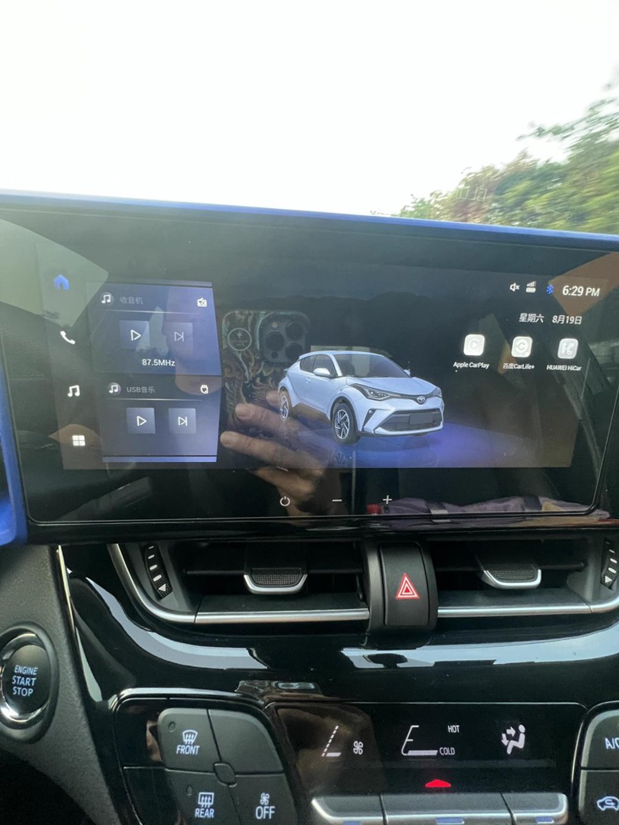 丰田C-HR 手机通过蓝牙无线连接carplay ，但在高速行驶一个多小时后carplay 自动退出了，尝试了很多方法都
