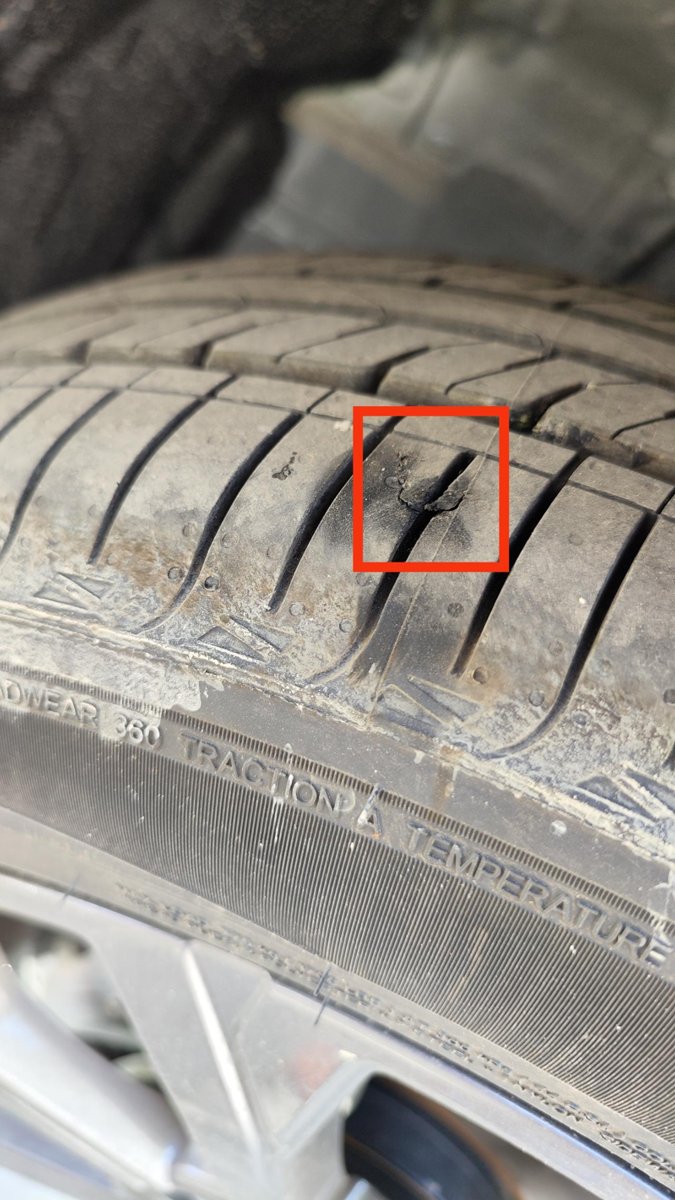 长安CS75 刚提车不到一个月，轮胎就刮了一点，有没有影响？