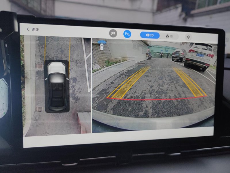 埃安AION S S Plus 2022 70智驾版，系统升级最新版，最近发现360全景有点问题，停车的时候图像正常如图