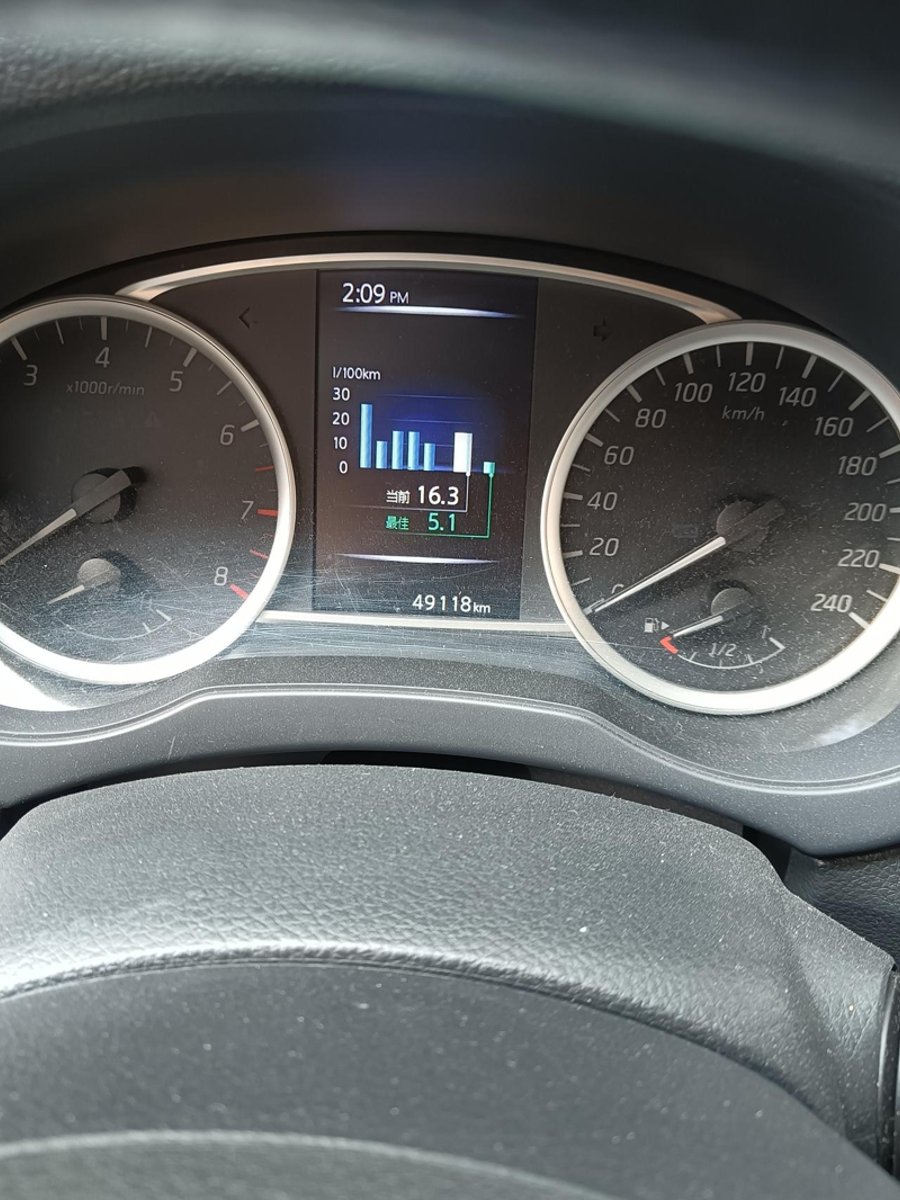 日产骐达TIIDA 2019年的车这油耗正常？平时都是跑市区