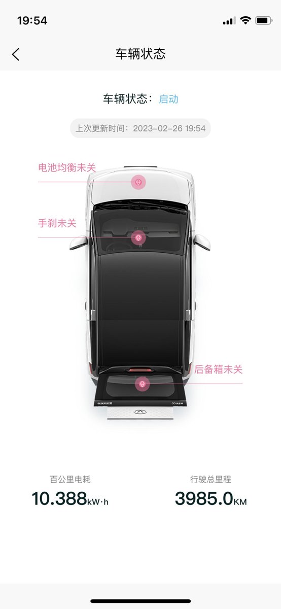 奇瑞新能源QQ冰淇淋 说错了  圣代5.4落地 觉得的车就是半成品 app各种不准 一直说后备箱没关好