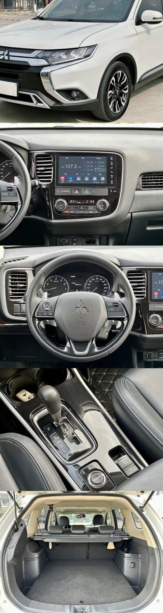 三菱欧蓝德 2.4L自动四驱致享版4WD 2019年11月上牌 实表6万多公里 主要配置： 19款 2.4L自动四