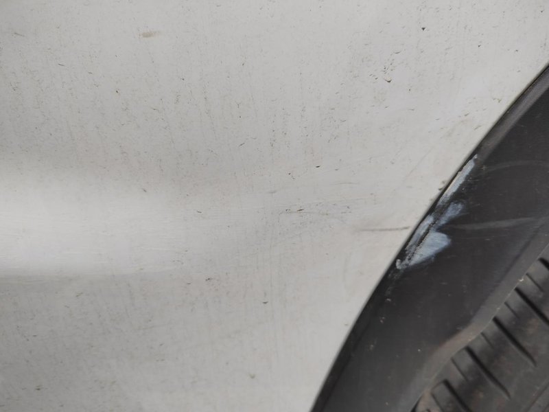 奇瑞瑞虎8 PRO 车后轮后侧部分，是不是金属的，擦了，如果是金属的去就钣金
