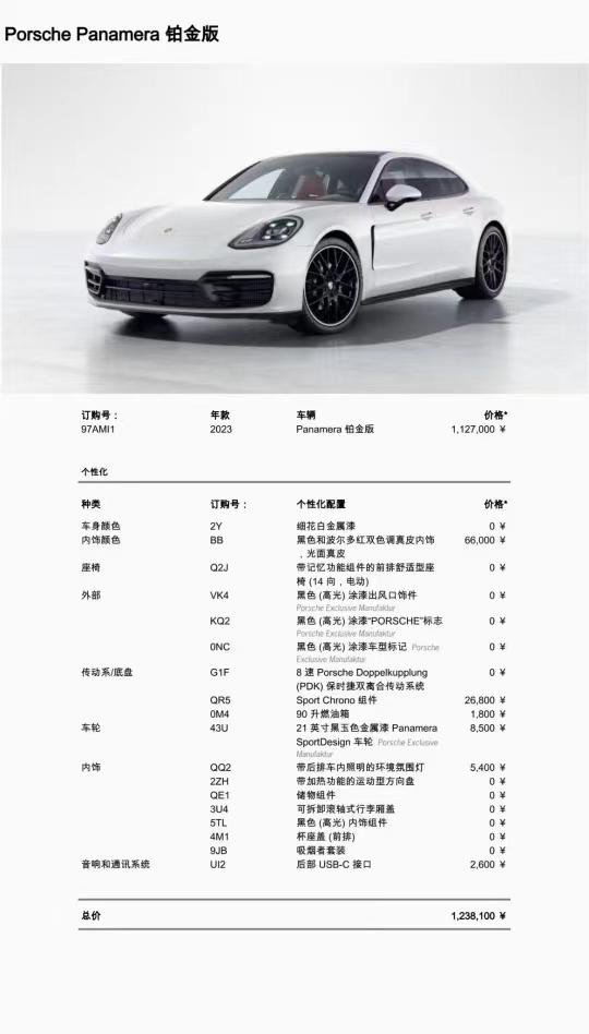 保时捷Panamera 请问这种配置，在深圳的名车行买贷款100万能优惠几个点