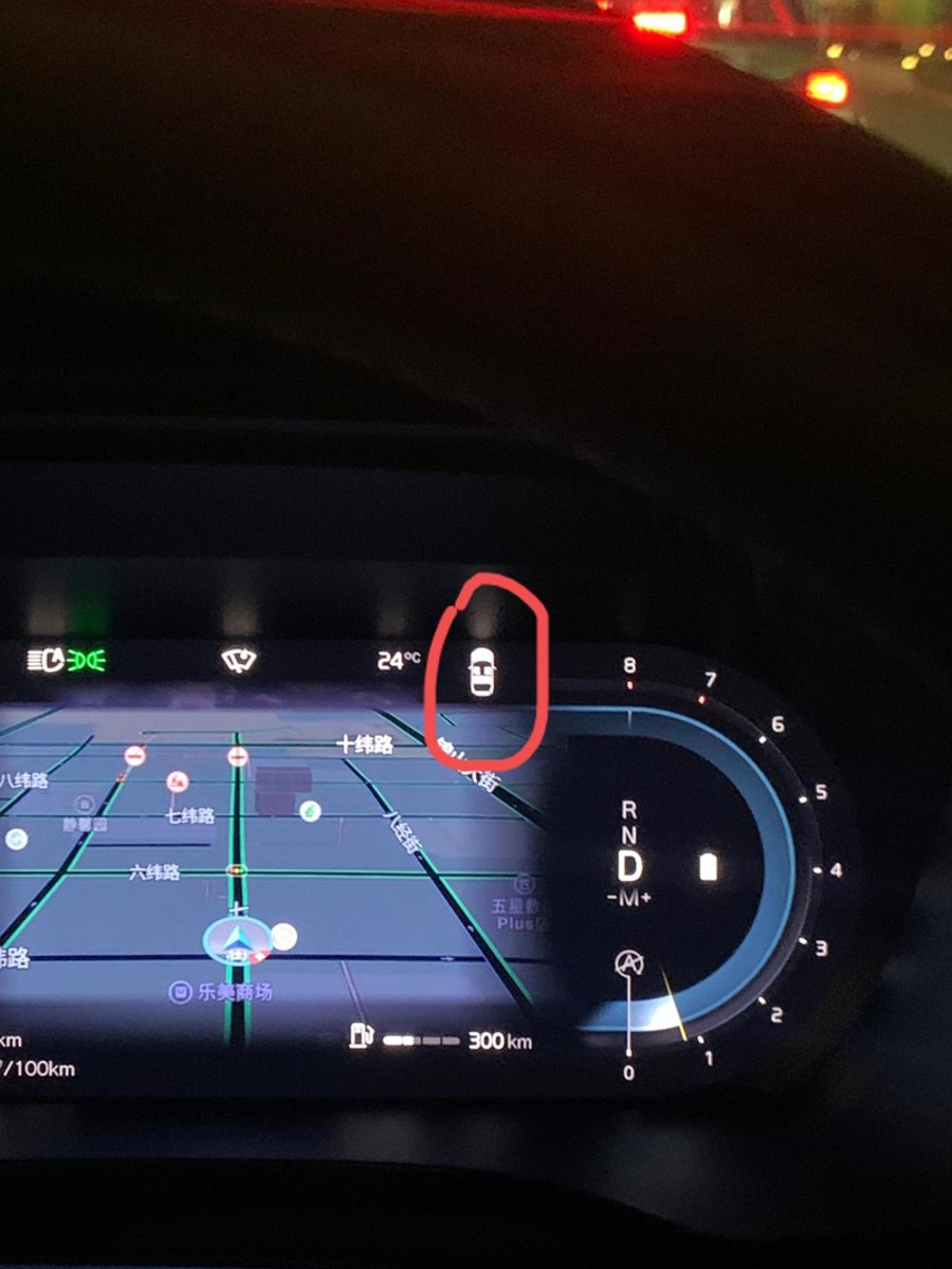 沃尔沃XC60 仪表盘上那个小汽车标识是什么意思